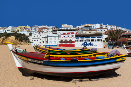 Bild-Nr: 11776118 Fischerboote Algarve Portugal Carvoeiro Erstellt von: Thomas Herzog