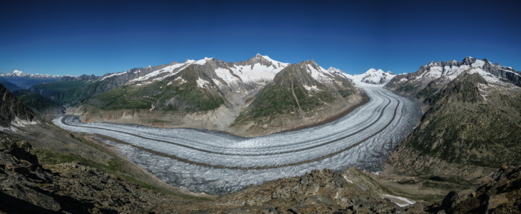 Bild-Nr: 11813258 Aletschgletscher Panorama Schweiz Erstellt von: Achim Thomae