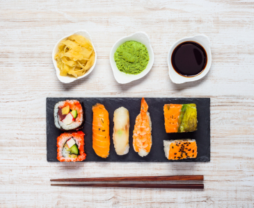 Bild-Nr: 11855822 Verschiedene Sushi arten Erstellt von: xfotostudio