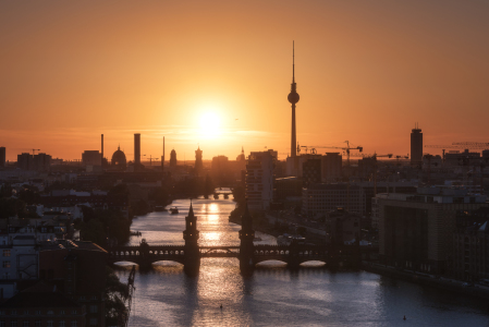 Bild-Nr: 11913659 Berlin - Skyline Sunset Panorama Erstellt von: Jean Claude Castor