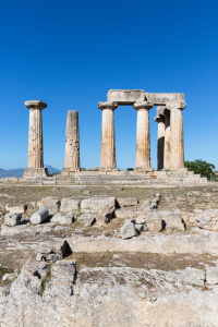 Bild-Nr: 12007209 Temple of Apollo Ancient Corinth Greece Europe  Erstellt von: Marquardt