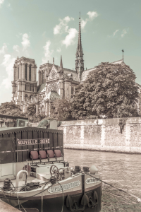 Bild-Nr: 12395542 PARIS Kathedrale Notre-Dame - urbaner Vintage-Stil Erstellt von: Melanie Viola