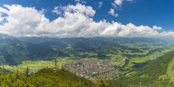 Bild-Nr: 12442877 Panorama vom Schattenberg auf Oberstdorf Erstellt von: Walter G. Allgöwer