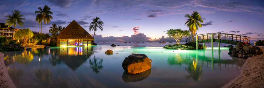 Bild-Nr: 12453750 Sonnenuntergang auf Tahiti Erstellt von: eyetronic