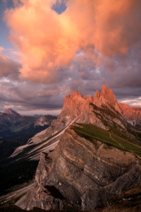 Bild-Nr: 12547120 Alpenglühen in den Dolomiten Erstellt von: Achim Thomae
