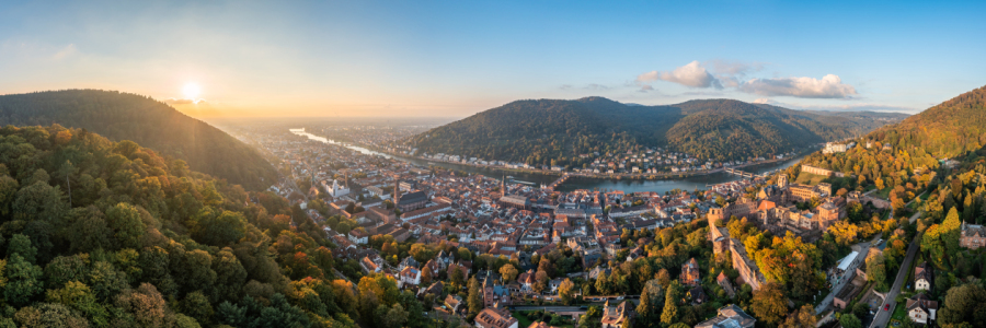 Bild-Nr: 12718912 Heidelberg Luftaufnahme Panorama im Herbst Erstellt von: eyetronic