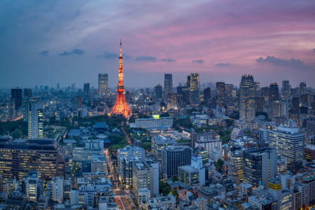 Bild-Nr: 12813614 Tokyo Stadtansicht mit Tokyo Tower Erstellt von: eyetronic