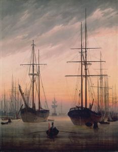 Bild-Nr: 30000342 Friedrich / View of a harbour / c.1815 Erstellt von: Friedrich, Caspar David