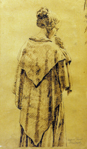 Bild-Nr: 30000344 Friedrich / Woman in a shawl / c.1818 Erstellt von: Friedrich, Caspar David