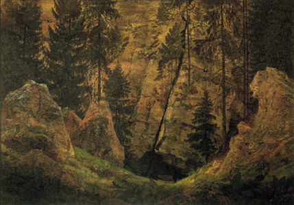 Bild-Nr: 30000374 Friedrich / Rock valley / c.1813 Erstellt von: Friedrich, Caspar David