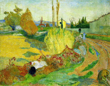 Bild-Nr: 30000550 Gauguin / Landscape near Arles Erstellt von: Gauguin, Paul