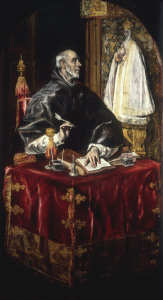 Bild-Nr: 30000874 El Greco / St. Ildephonsus / c.1603 Erstellt von: Greco, El (Domenikos Theotokopoulos)