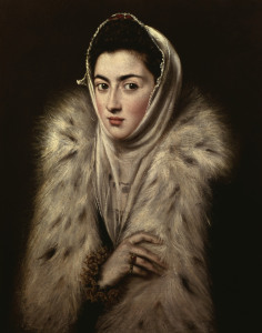 Bild-Nr: 30000884 El Greco / Lady with a Fur Erstellt von: Greco, El (Domenikos Theotokopoulos)