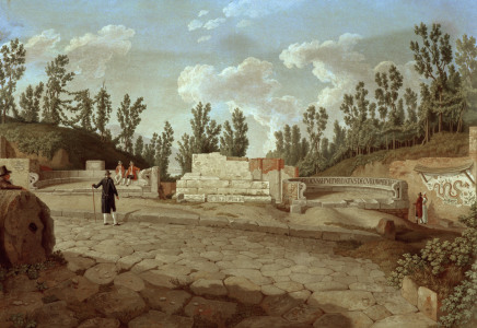 Bild-Nr: 30000976 Pompeii, Road of tombs / Hackert Erstellt von: Hackert, Philipp