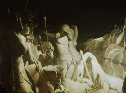 Bild-Nr: 30001154 Ingres / Ossian's Dream / Painting 1812 Erstellt von: Ingres, Jean-Auguste-Dominique
