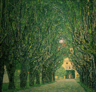 Bild-Nr: 30001278 G.Klimt, Allee im Park von Schloß Kammer Erstellt von: Klimt, Gustav