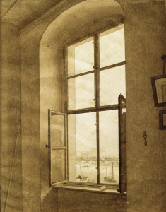 Bild-Nr: 30001562 C.D.Friedrich/View from th.studio/c.1805 Erstellt von: Friedrich, Caspar David