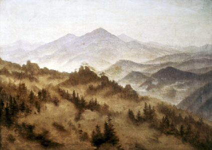 Bild-Nr: 30001606 Friedrich /Mountainous landscape /c.1835 Erstellt von: Friedrich, Caspar David