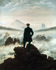 Bild-Nr: 30001616 C.D.Friedrich / Wayfarer / c.1818 Erstellt von: Friedrich, Caspar David