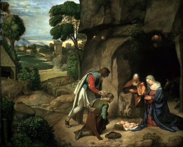 Bild-Nr: 30001668 Giorgione / Adoration of the Shepherds Erstellt von: Giorgione (Giorgio da Castelfranco | Barbarelli)
