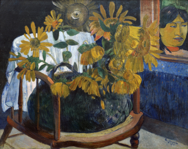 Bild-Nr: 30001864 Gauguin / Sunflowers in an Armchair II Erstellt von: Gauguin, Paul