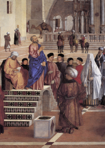Bild-Nr: 30001978 G.Bellini / Sermon of St.Mark / 1508 Erstellt von: Bellini, Giovanni