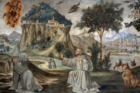 Bild-Nr: 30002232 Ghirlandaio /Stigmatisation o.St.Francis Erstellt von: Ghirlandaio Domenico (Domenico Tommaso Bigordi)
