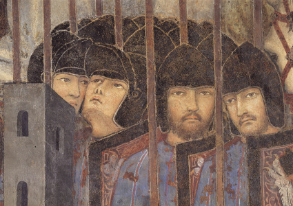 Bild-Nr: 30002340 A.Lorenzetti/Buon Gov.,Soldiers w.Lances Erstellt von: Lorenzetti, Ambrogio