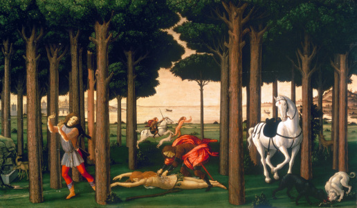Bild-Nr: 30002630 Botticelli / Story of Nastagio II / 1483 Erstellt von: Botticelli, Sandro