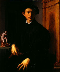 Bild-Nr: 30002760 A.Bronzino / Young Man w.Lute /c.1530/40 Erstellt von: Bronzino, Agnolo