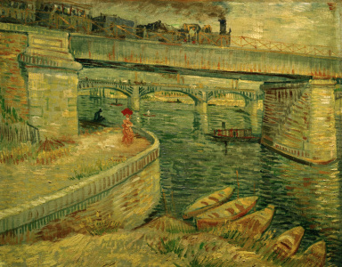 Bild-Nr: 30003088 V.v.Gogh, Die Brücken von Asnières Erstellt von: van Gogh, Vincent