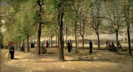 Bild-Nr: 30003142 Van Gogh, Lane at Jardin du Luxembourg Erstellt von: van Gogh, Vincent