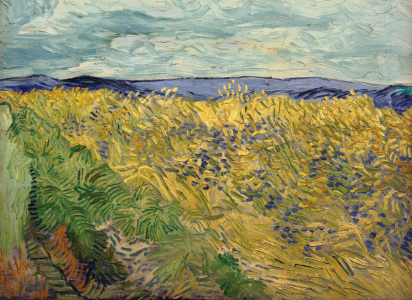 Bild-Nr: 30003320 V.v.Gogh, Field w.Cornflowers /Ptg./1890 Erstellt von: van Gogh, Vincent