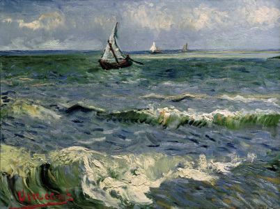 Bild-Nr: 30003324 V.van Gogh, Sea at St.Maries /Ptg./1888 Erstellt von: van Gogh, Vincent