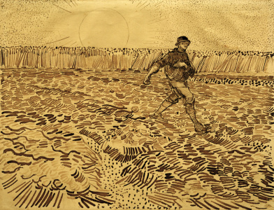 Bild-Nr: 30003340 van Gogh, Sower / Drawing / 1888 Erstellt von: van Gogh, Vincent