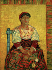 Bild-Nr: 30003406 V.van Gogh, Italian Woman /Paint./ 1887 Erstellt von: van Gogh, Vincent