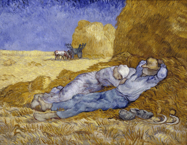 Bild-Nr: 30003490 Van Gogh / Siesta (after Millet) / 1890 Erstellt von: van Gogh, Vincent