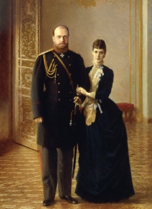Bild-Nr: 30003656 Alexander III and M. Feodorovna/Kramskoi Erstellt von: Kramskoi, Iwan Nikolajewitsch