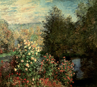Bild-Nr: 30004000 C.Monet / Garden corner in Montgeron Erstellt von: Monet, Claude
