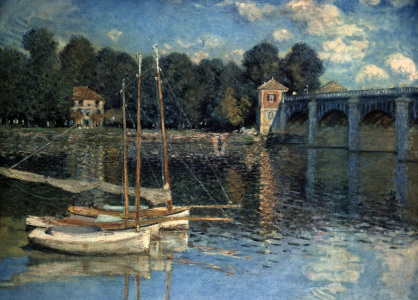 Bild-Nr: 30004110 Claude Monet /Le Pont d'Argenteuil /1874 Erstellt von: Monet, Claude