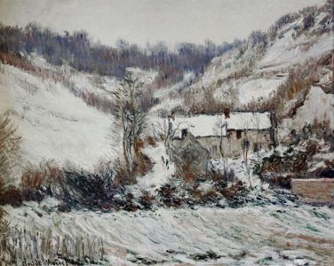 Bild-Nr: 30004204 Monet/Snowy atmosphere near Falaise/1886 Erstellt von: Monet, Claude