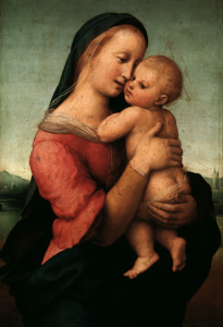 Bild-Nr: 30004680 Raffael, Tempi Madonna / Paint./c.1507 Erstellt von: Raffaello Santi (Raffael)