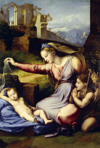Bild-Nr: 30004694 Raphael or Penni / Madonna del diadema Erstellt von: Raffaello Santi (Raffael)