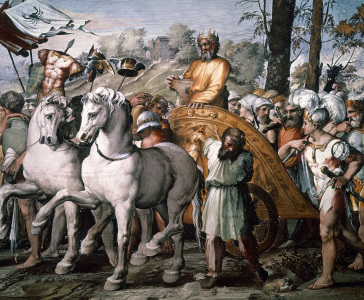 Bild-Nr: 30004732 Raphael / David's Triumph / c.1515/18 Erstellt von: Raffaello Santi (Raffael)