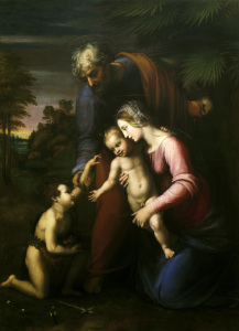 Bild-Nr: 30004748 Raphael/Holy Family with St.John/c.1513 Erstellt von: Raffaello Santi (Raffael)