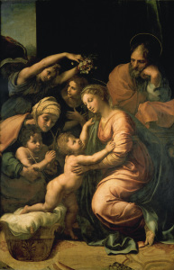 Bild-Nr: 30004754 Raphael / Large Holy Family / 1518 Erstellt von: Raffaello Santi (Raffael)