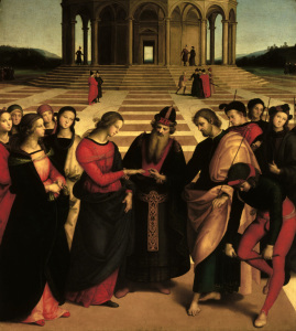 Bild-Nr: 30004762 Raphael / Marriage of Mary / 1504 Erstellt von: Raffaello Santi (Raffael)