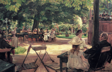 Bild-Nr: 30004922 Max Liebermann, Restaurationsgarten Erstellt von: Liebermann, Max