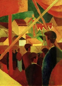 Bild-Nr: 30005228 August Macke, Seiltänzer Erstellt von: Macke, August