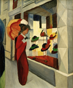 Bild-Nr: 30005236 A.Macke / Hat Shop / 1914 Erstellt von: Macke, August